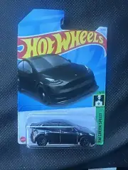 2024 Hot Wheels Tesla Model Y 3 /10 HW Green Speed 15 /250 Black
