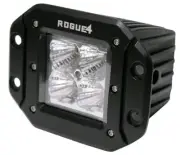 Rogue4 Bravo Series Mini Flush Mount RGB LED Spot Light Bar Black