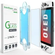 Onetouch Glass Screen Protector Designed for Nintendo Switch OLED Model 2021 - w