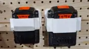 Black & Decker 4AH 20V Battery Pegboard Mount | Pegboard Battery Holder