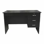 Redfern Black 1.2m 3 Drawer Study Desk