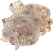 ORFOFE Figurine Amethyst Animal Art Unique Home Decoration for Living Office and Creative Crystal Ornament for All Decor Styles