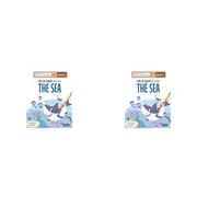 2PK Sassi Free the Colours Reusable Paint Brush Kids Painting Book The Sea 3y+
