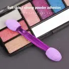 50pcs Eye Shadow Brush Double Sided Beauty Women Makeup Brushes (Purple)