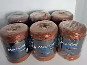 Maxi-Cord 6mm Braided B62 Brown Macrame Cord 100 Yds (91 Meters) Lot of 6