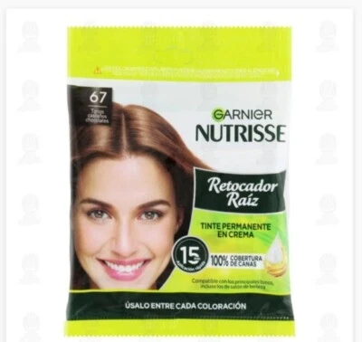 garnier nutrisse sobre retocador raiz para cabello n 67 tono castaños chocolates