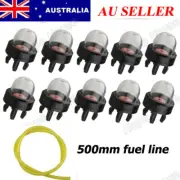 10 Primer Bulb Fuel Line For Ryobi Stihl Mcculloch Talon Trimmer Whipper Snipper