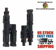 Solar Panel Y Type Branch Connectors MMF+FFM Cable Adapter Compatible with MC4