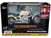 MOTORMAX JAMES BOND 007 TOMORROW NEVER DIES BMW R 1200 C MOTORCYCLE 1/18 79845