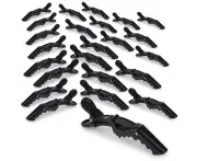 Women Styling Hairclip - 24 Pcs Professional Alligator Plastic Hair Sectioning Clips - Wide Gator Big Teeth for Easy Styling Thick/ Thin