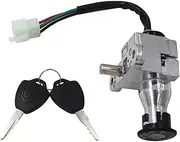Ignition Key Switches for Small Scooter GY6 50 100 125 ATV Motorcycle Switch Key Faucet Lock Head Lock Electric Door Lock 4 Wire Ignition Barrel Key Switch