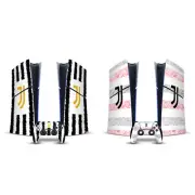 JUVENTUS FC 2023/24 MATCH KIT VINYL SKIN FOR PS5 SLIM DIGITAL EDITION BUNDLE
