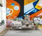3D Graffiti Monster Letters Wallpaper Wall Murals Removable Wallpaper 133