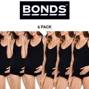 Bonds Womens Originals Maternity Support Singlet Extra Comfort 6 Pack YXF3Y