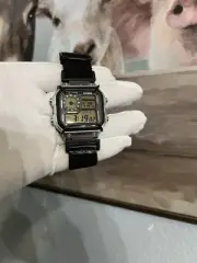 Custom Casio AE1200WH Watch | 100M WR World Map for World Time | Ghost