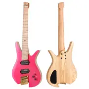 Batking Electric Headless 7 Stringed Multiscale Guitar luminous Inlays