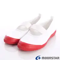 在飛比找PChome24h購物優惠-日本月星MoonStar機能童鞋-日本製室內鞋-MS012紅