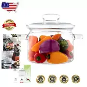 64oz Borosilicate Glass Saucepan: Stylish, Durable & Versatile Kitchen Essential