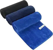 Sinland Multi-Purpose Microfiber Fast Drying Travel Gym Towels 40CM X 80CM 3 Pack