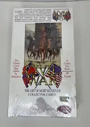 1996 The Civil War The Art of Mort Kunstler Collector Cards Sealed Box