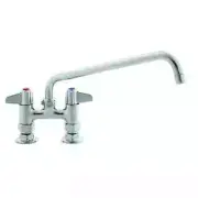T&S Brass 5F-8DLS12 8" Deck Mount Workboard Mixing Faucet