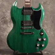 Gibson USA/SG Standard 61 Stop Bar Translucent Teal with Hard Case