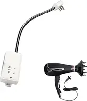 3 Prong Plug Adapter, 10A to 16A Conversion Socket Adapter, 20 cm Long Outlet Charger, Standard 3 Prong Design for RV Charging Plugs, Indoor & Household Plugs Dudok