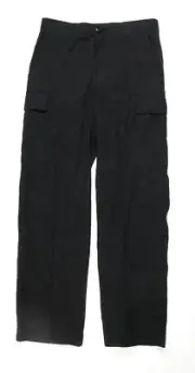 ARMY COMBAT TACTICAL CARGO PANTS - BLACK - SIZE 7334 - ARAMID FR - 688C36