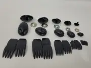 VTG Zims Black Plastic Koala Bear Nose & Paws Hands Set Craft Sizes 20mm to 48mm