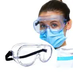 1621AF 眼鏡護目鏡 FDA 註冊防霧設計適合全臉防刮實驗室科學生物化學工作護士