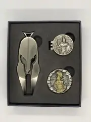 Divot Repair Tool, Ball marker, Magnetic Hat Clip Ball marker