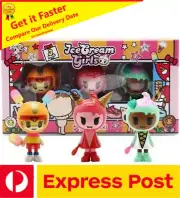 Tokidoki Donutella Ice Cream Girls 3-Pack Rainbow Pop Cannella & Spumoni