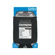 Gaming Supervisor Nutrition Facts - Novelty Funny Cooler Holders Stubby Holder
