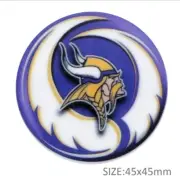 5 pc. Vikings Planar Resin Flatback Minnesota Football Helmet 1108602