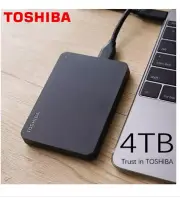 TOSHIBA 4TB External Hard Drive Disk HDD HD 4TO Portable Storage Device USB 3.0