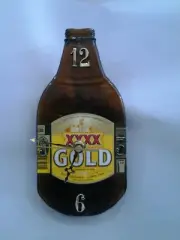 4XXXX ORIGINAL STUBBIE BOTTLE CLOCK, RECYCLED, HAND MADE, GIFT, MAN CAVE