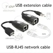 USB 2.0 to CAT5E CAT6E RJ45 LAN Modem Extension Extender Adaptor Converter