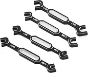 Suesacy Wrench Adjustment Push Rod Wrench Turnbuckle Nut End Joint Remover Tool for RC Car Parts 3/3.2/3.5/3.7/4/5/5.5/6mm-Black