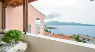 2 bedrooms appartement at Neos Marmaras 500 m away from the beach with sea view enclosed garden and