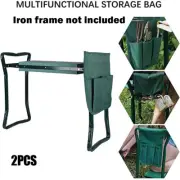 2PCS Tool Side Bag Pockets Pouch Garden Bench Garden Kneeler Stool For Gardening