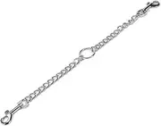 Toddmomy Double Head Pet Traction Strap Dog Pulling Rope Stainless Steel Chain Pet Supplies