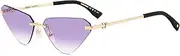 [DSQUARED2] Women's D2 0108/S Sunglasses, Gold Violet, 63 mm