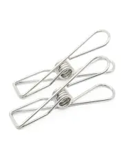 [Morgan & Taylor] Large Stainless Steel Pegs 40 Pack in Silver