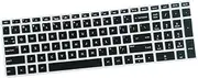 kesoto Soft Silicone Laptop Keyboard Skin Protector Protective Cover Shell for Hp 15.6 Inch Bf Black