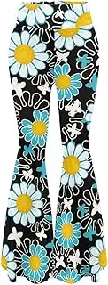 [TODIYADDU] Flared Yoga Pants for Women High Waisted Tummy Control Butt Lifting Bootcut Workout Yoga Athletic Leggings Gifts