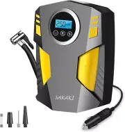 New Portable Air Compressor Car Tire Inflator Electric Pump Auto 12V Bike Ball