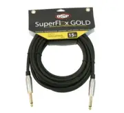 SuperFlex GOLD SFI-15SS Premium Instrument Cable 15'