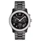 『Marc Jacobs旗艦店』美國代購 Michael Kors 黑色陶瓷水晶鑲鑽三眼計時手錶