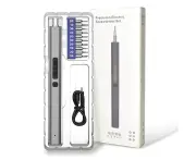 11 In 1 Precision Electric Screwdriver Set Type-C Fast Charging Screwdriver Set with LED Light Phone Repair Electric Tool