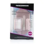 Tweezerman Complexion Prep To Go Set: Cleansing Brush + Skin Care Tool + Fold...